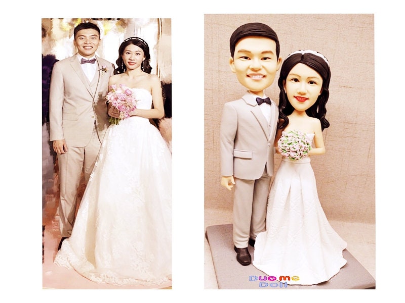 Custom bobblehead custom wedding figurine wedding gifts