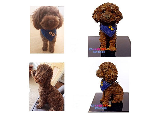 Realistic Custom Dog Sculpture Figurine of your pet custom dog