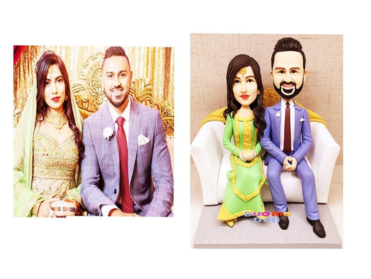 Custom bobblehead custom wedding bobble head  wedding gifts  figurine India wedding gifts