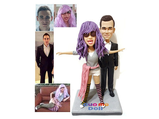 Custom bobblehead custom couple figurine cosplay souvenir,anniversary gifts birthday gifts
