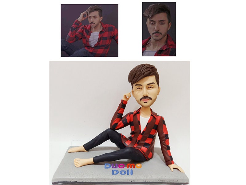 Custom bobblehead gentleman custom fireman figurines gentleman  bobblehead