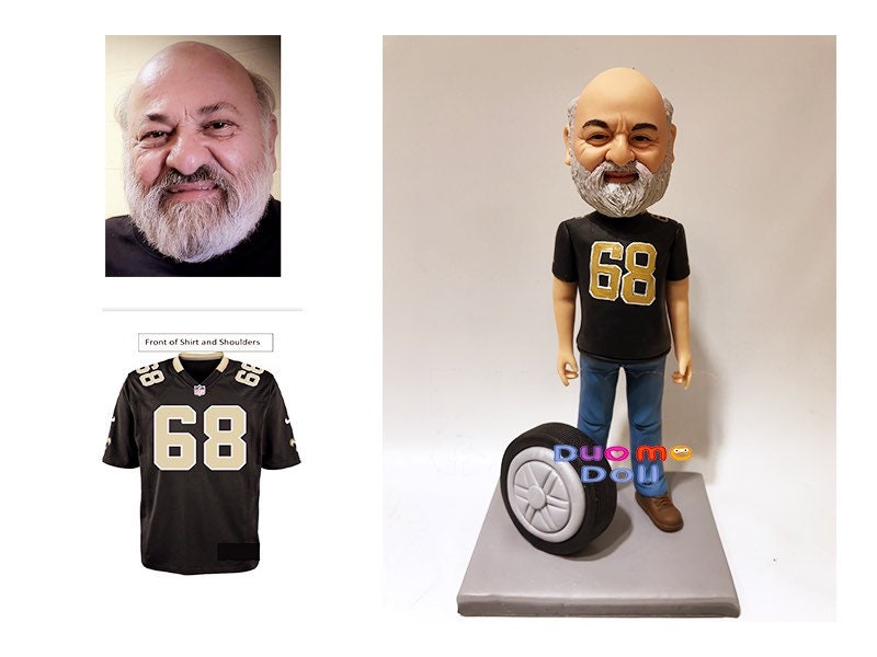 Custom father figure custom bobblehead custom figurine birthday gift wedding gift retire gift housewarming gift base on your ideas and pics