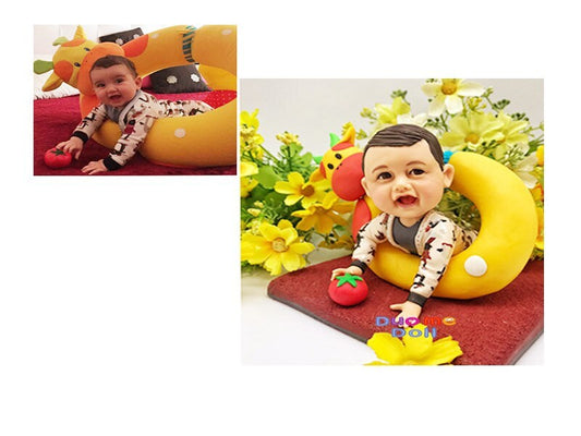 Custom kids figure below 5 y/o bobble heads lovely son birthday gift customized figurine Christmas gift base on your ideas and pics