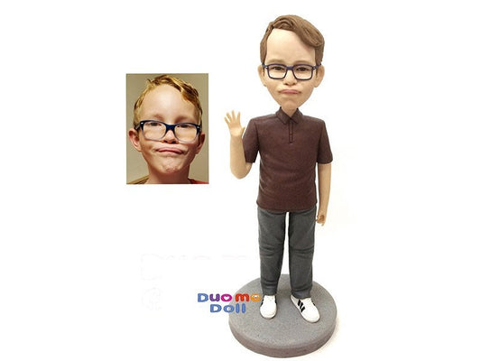 customize cake topper birthday gift figurine boy present bobblehead special custom creative gift