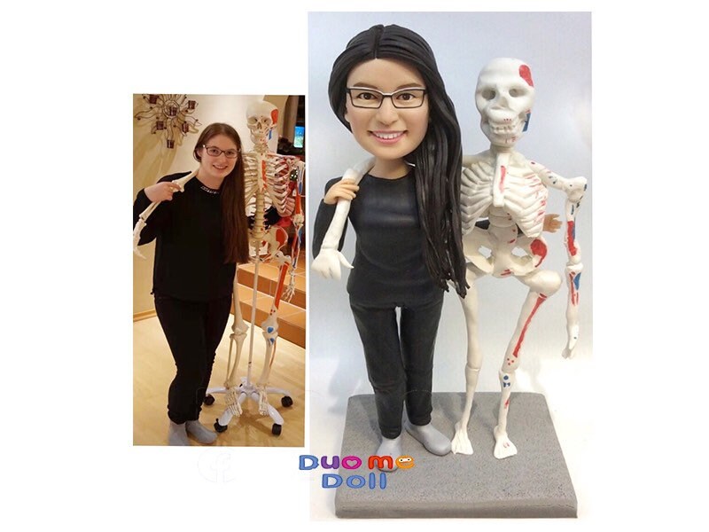 Custom Medical Students figure custom bobblehead custom figurine birthday gift wedding gift base on your ideas