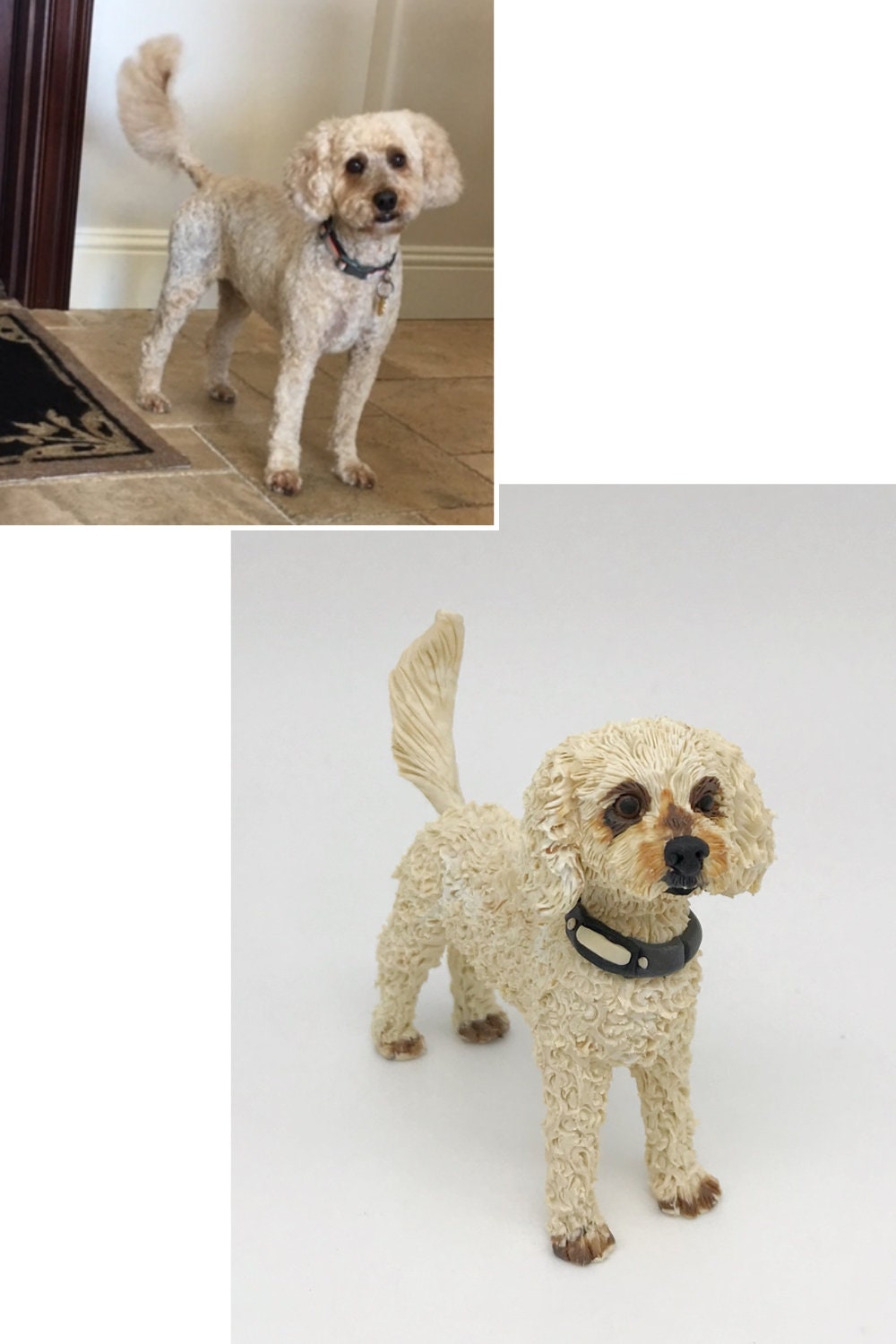 Custom bobblehead of a dog customise gift for pet cake topper dog custom Papillon Golden Retriever husky corgi Yorkshire Terrier