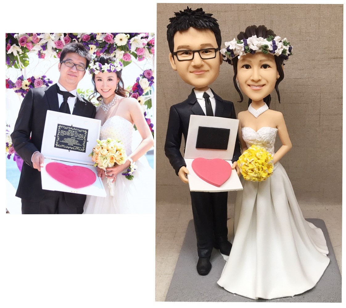 Custom bobblehead custom wedding figurine wedding gifts