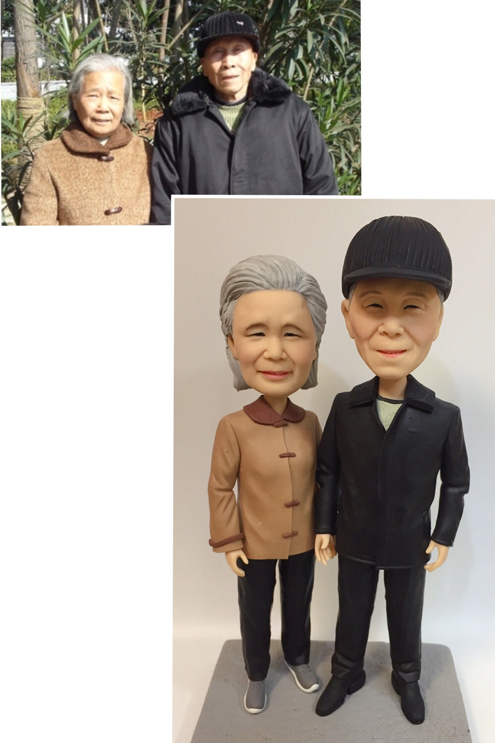 retirement gift for parents customised doll occupation father mother gift present bobblehead