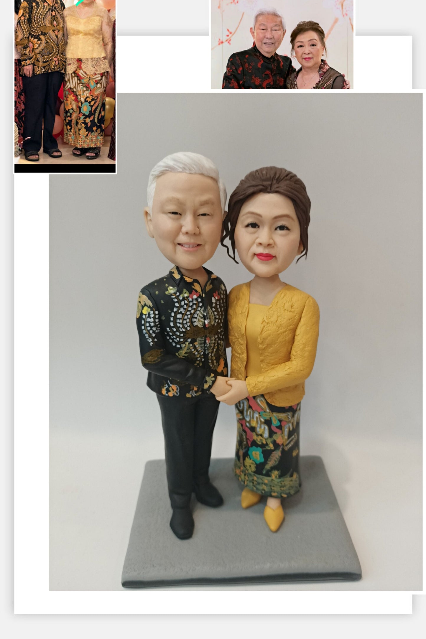 Ancient Chinese style emperor handmade custom gift for dad father creative birthday customize doll handcrafted