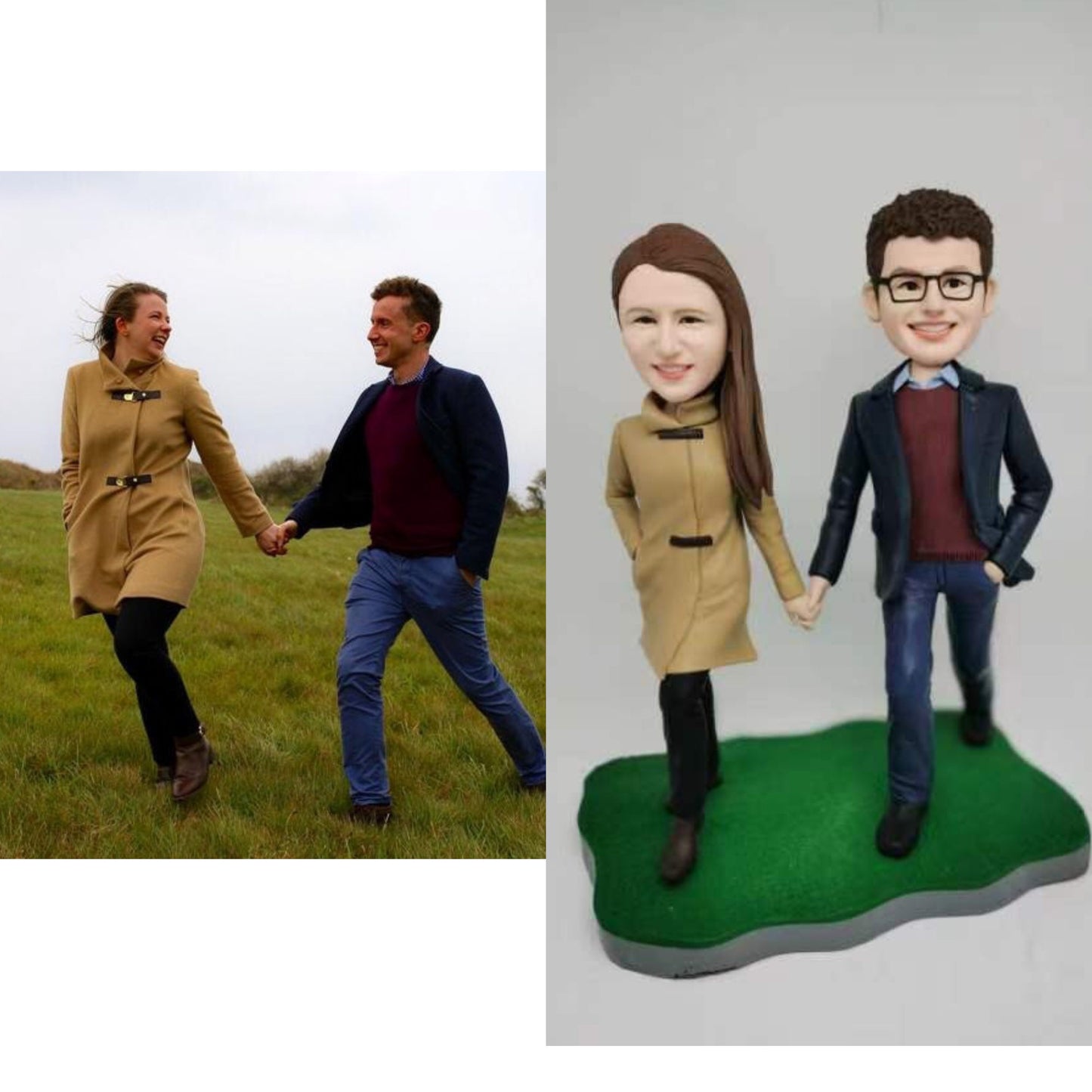 Custom bobblehead for Valentine's day special discount