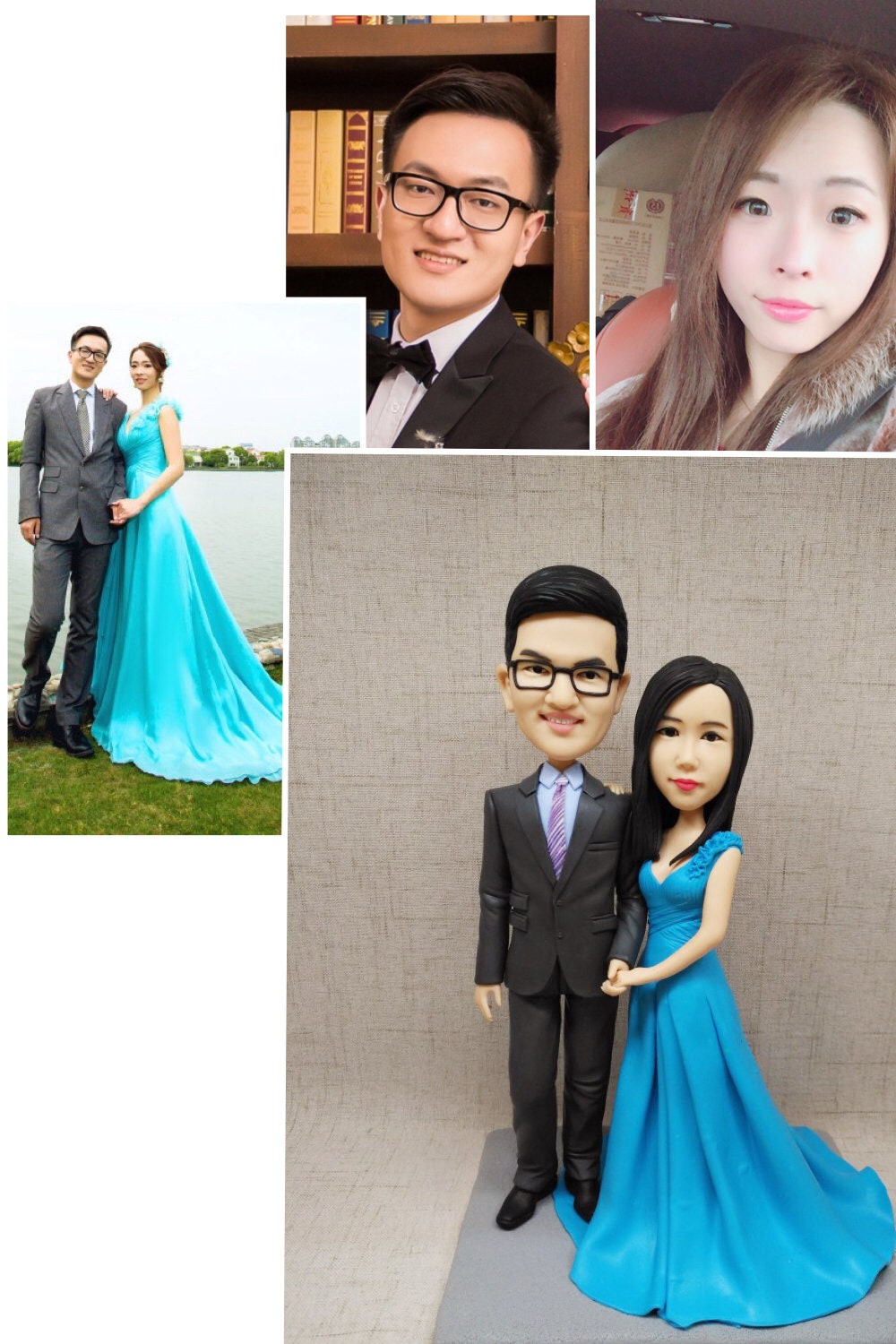 Custom bobblehead for Valentine's day special discount